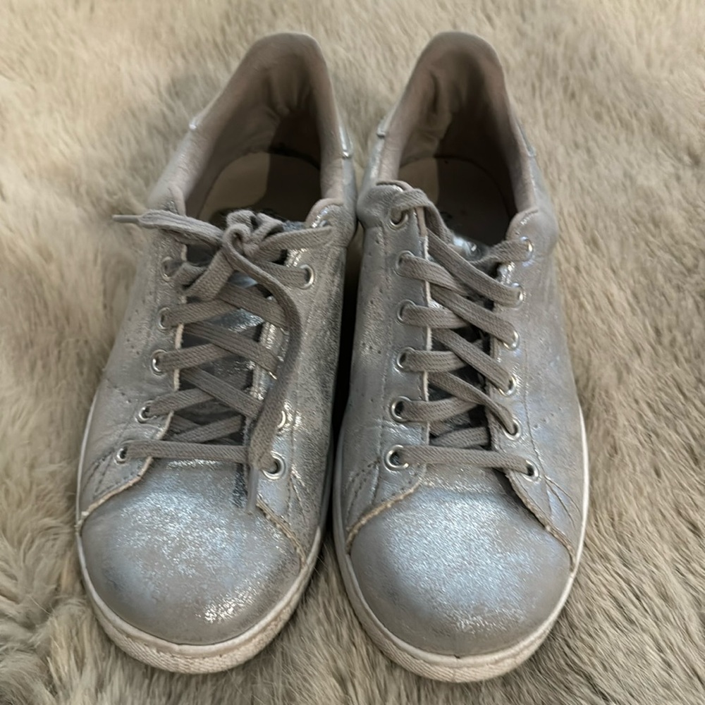 Metallic sneakers